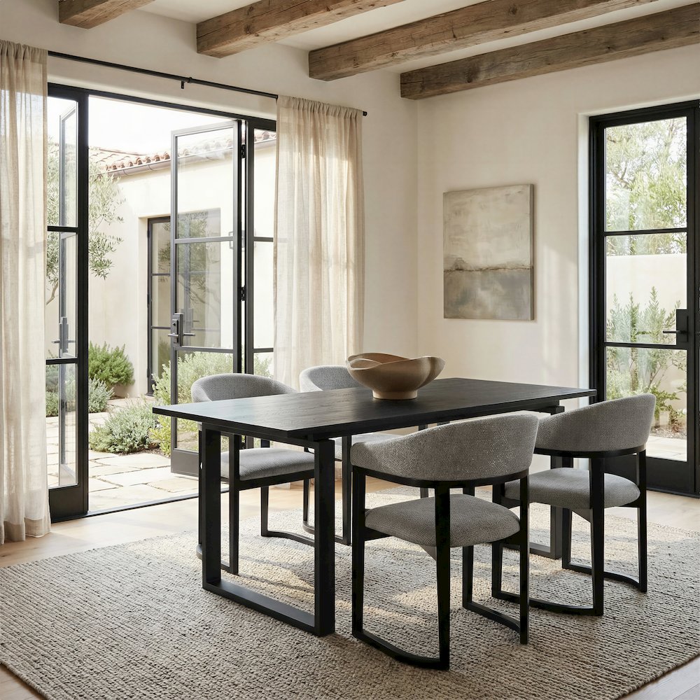 Sundar Dining Table Black. Picture 3