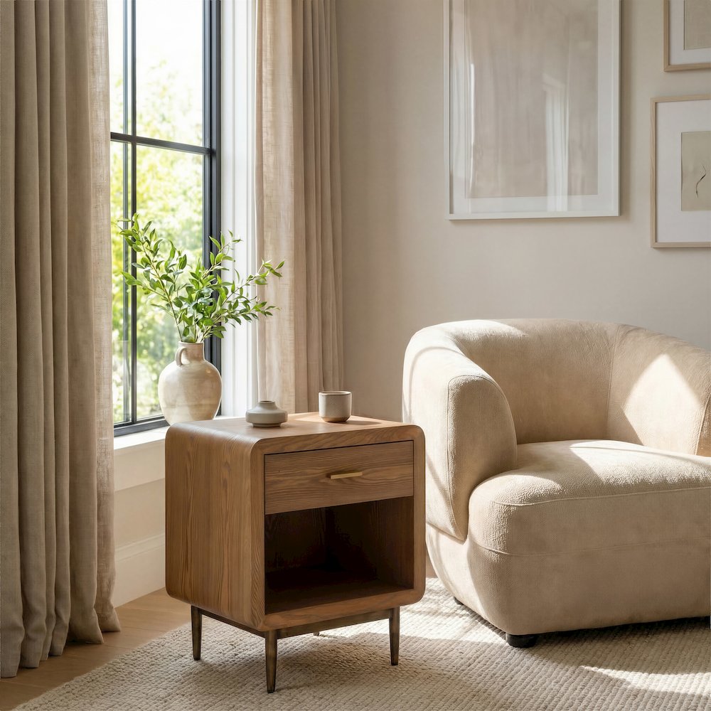 Vidaz Side Table Brown. Picture 2