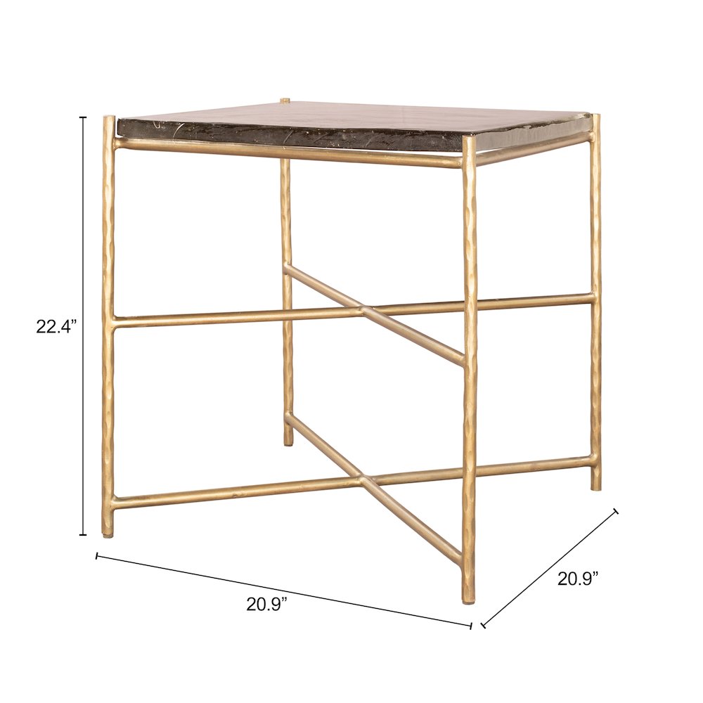Kove Side Table Gold. Picture 7