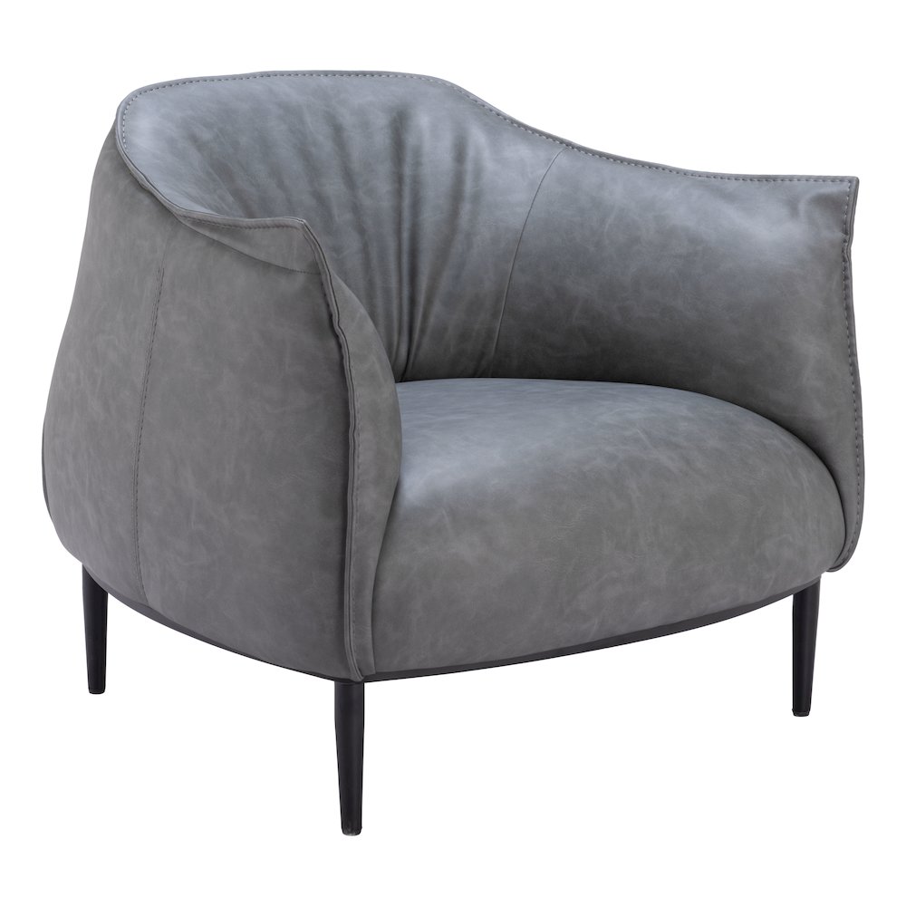 Julian Accent Chair Gray. Picture 6
