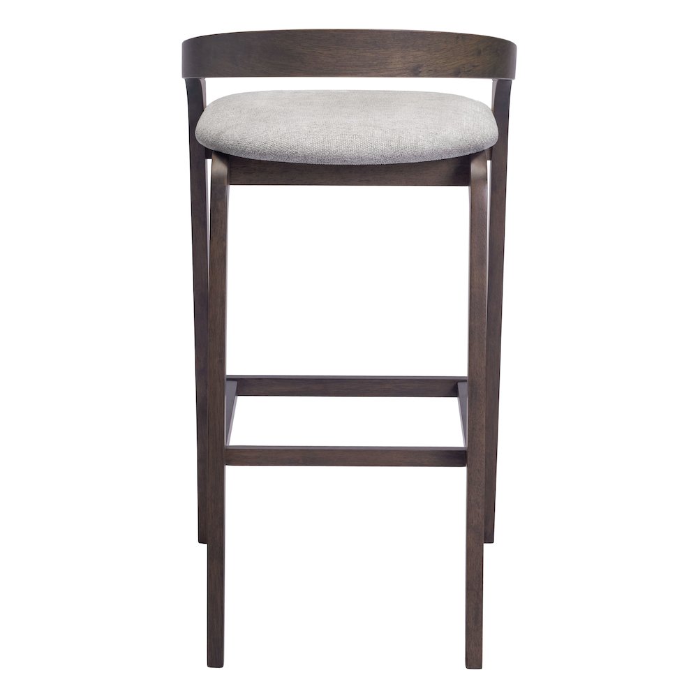 Troy Barstool (Set of 2) Dove Gray & Espresso. Picture 4