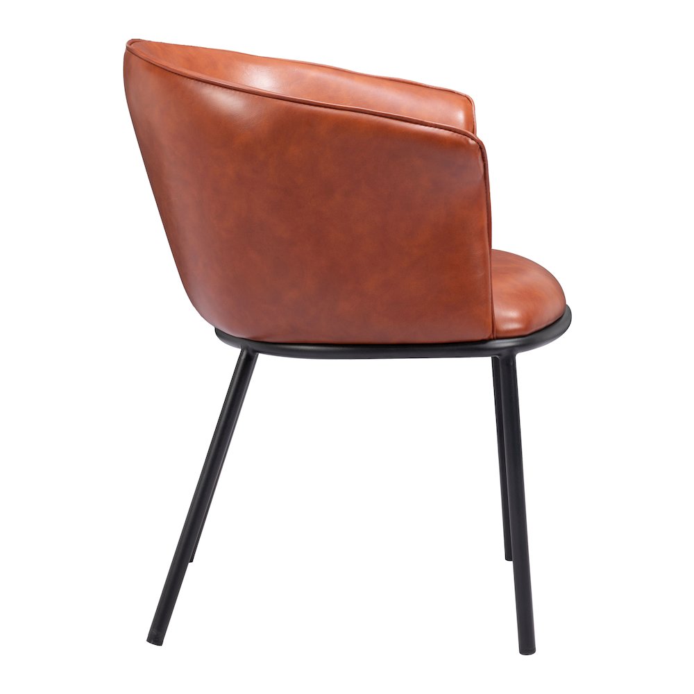 Garston Dining Chair Brown. Picture 2