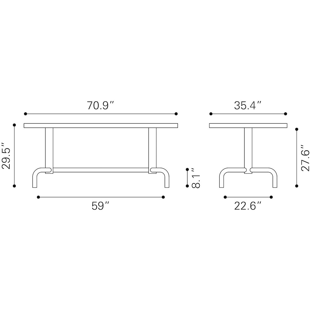 Neum Dining Table Black. Picture 10