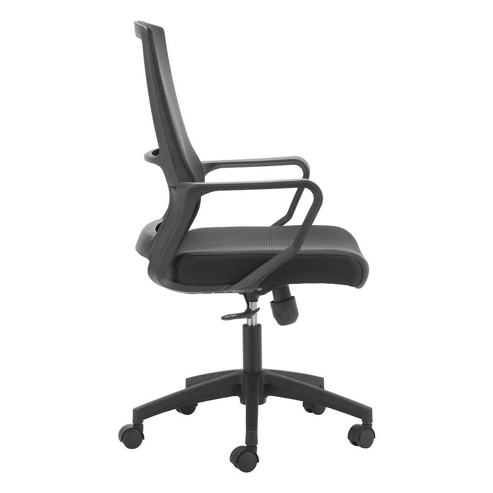 Jett Low Back Office Chair Black. Picture 2