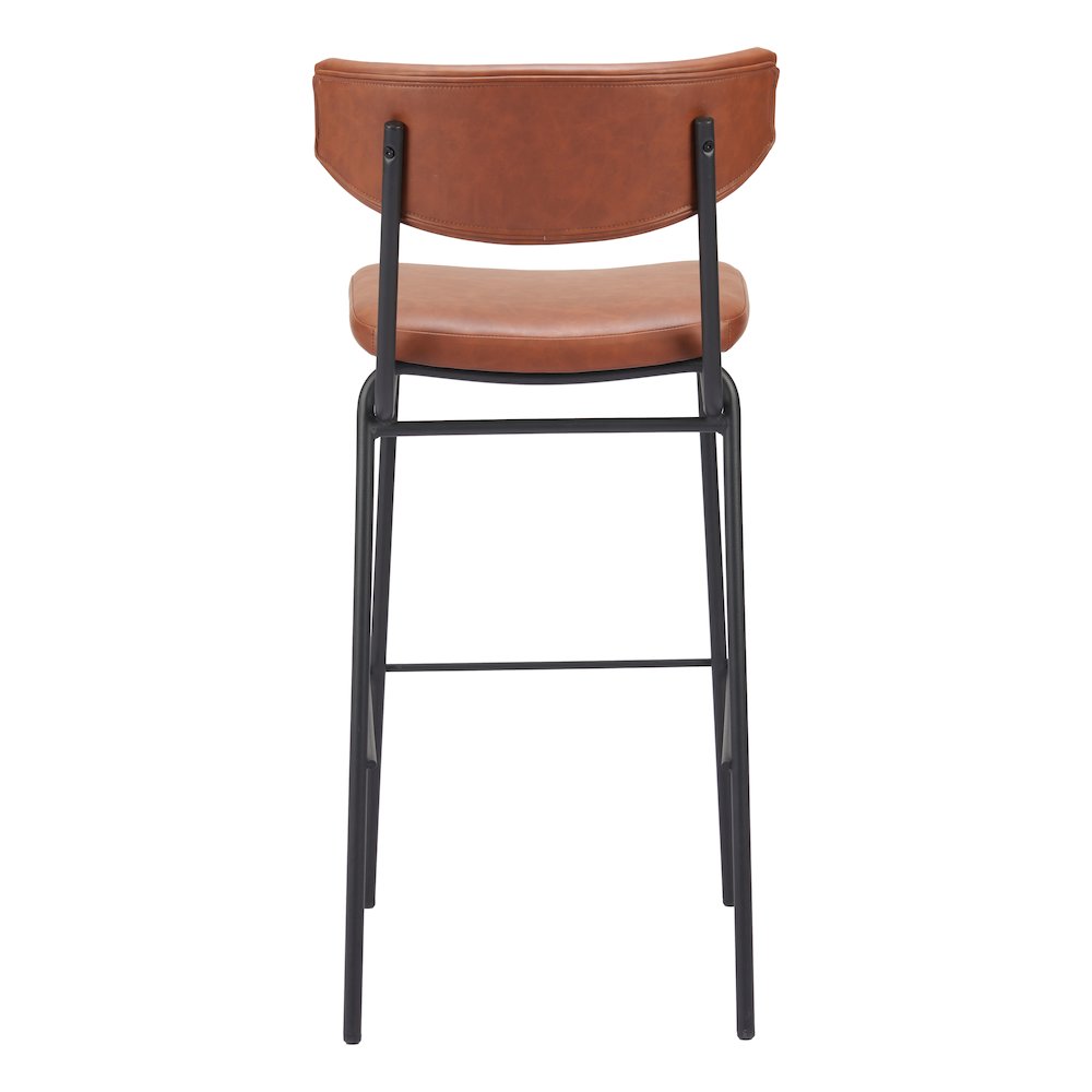 Charon Barstool (Set of 2) Vintage Brown. Picture 4