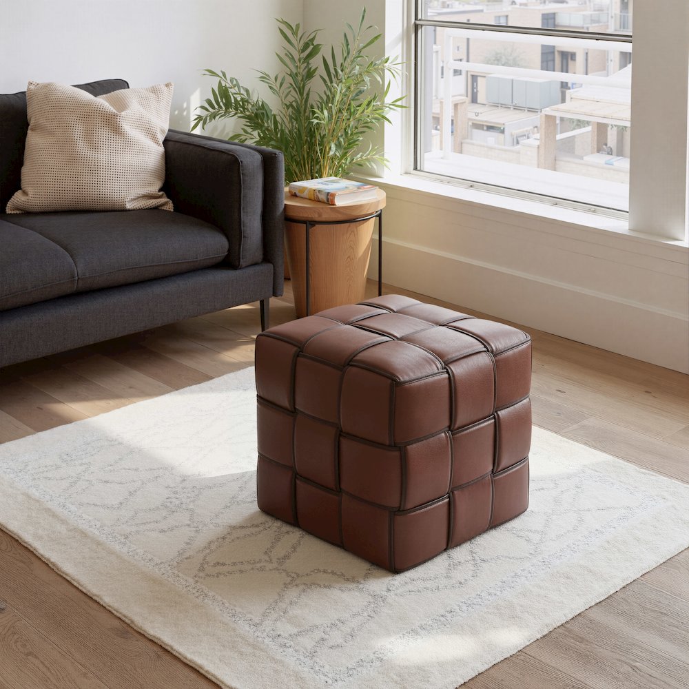 Zare Ottoman Brown. Picture 8