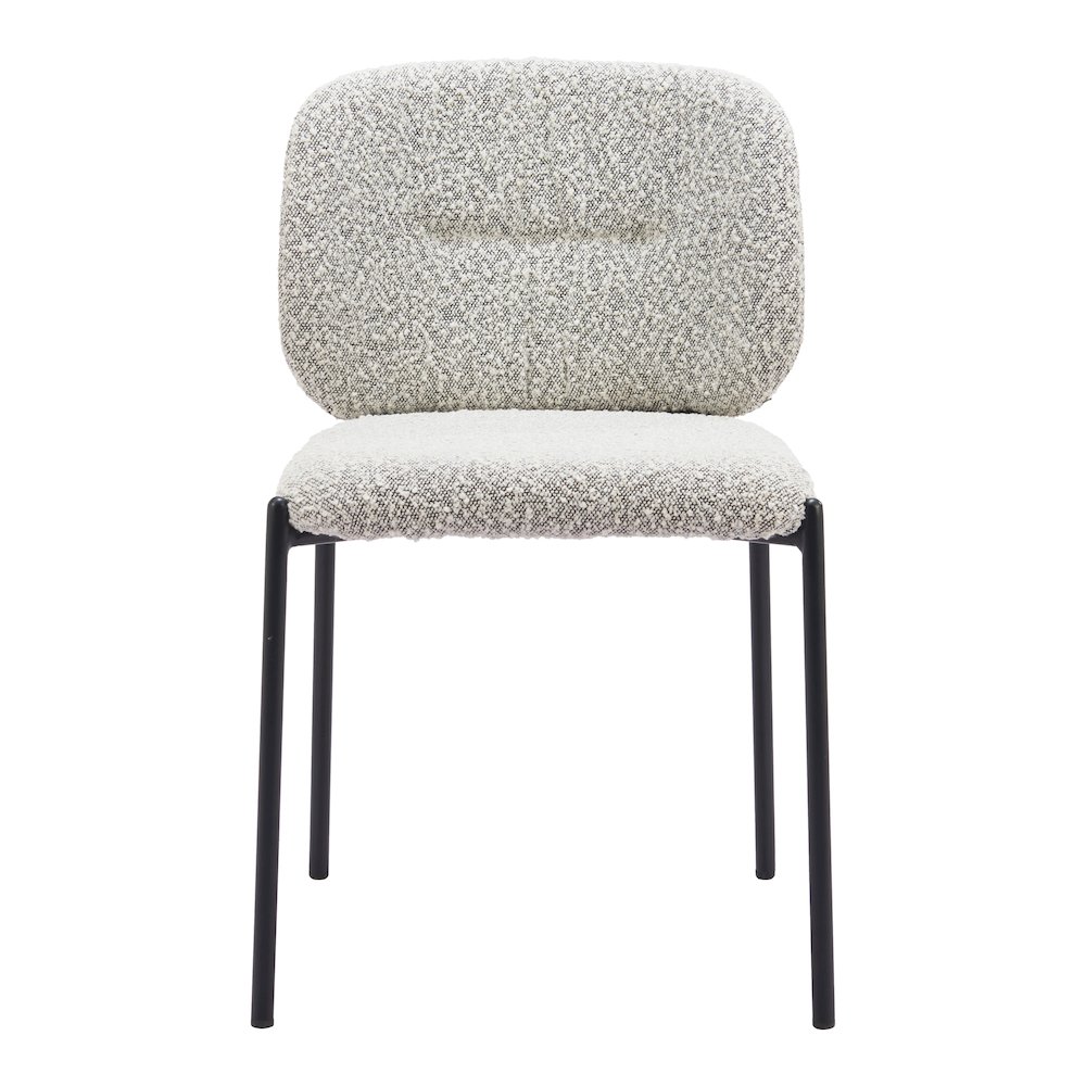Plat Dining Chair (Set of 2) Gray. Picture 3