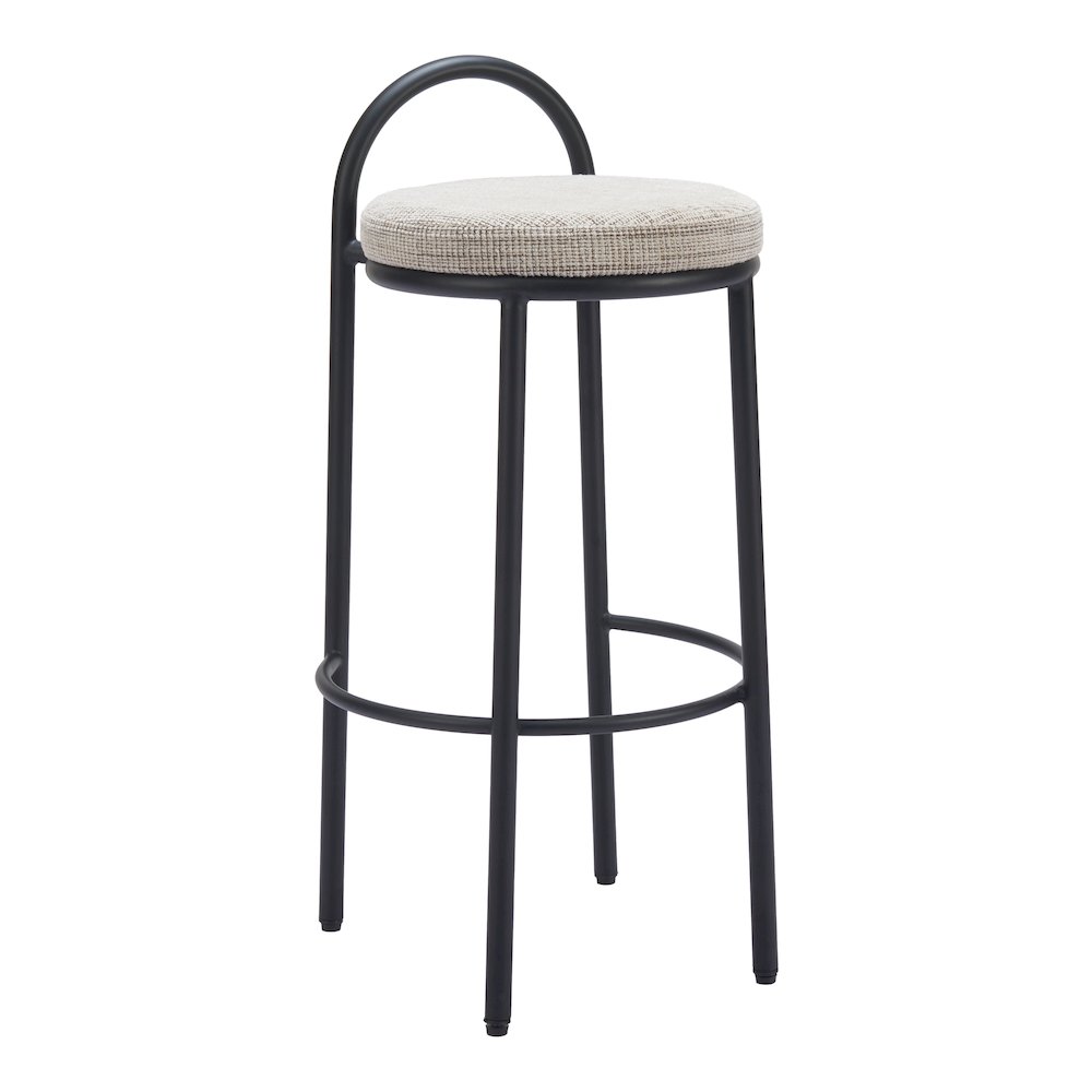 Sisal Barstool (Set of 2) Beige Tweed. Picture 9