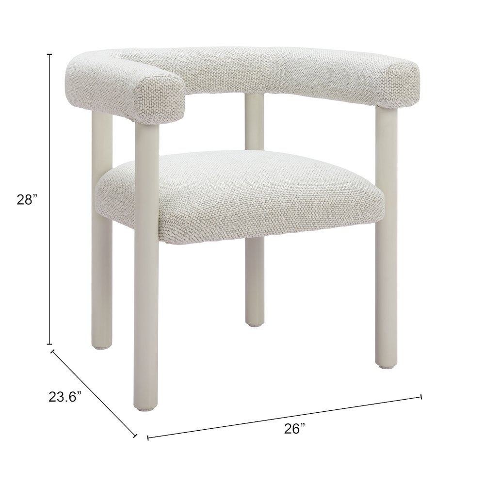 Sunbath Dining Chair (Set of 2) White. Picture 7