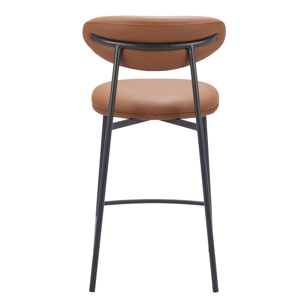 Rorun Counter Stool (Set of 2) Brown. Picture 4