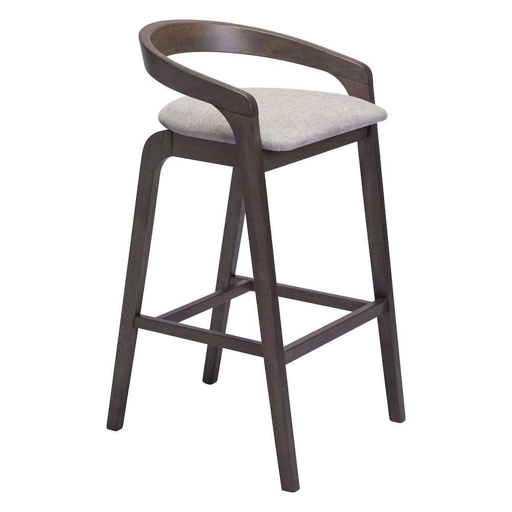 Troy Barstool (Set of 2) Dove Gray & Espresso. Picture 8