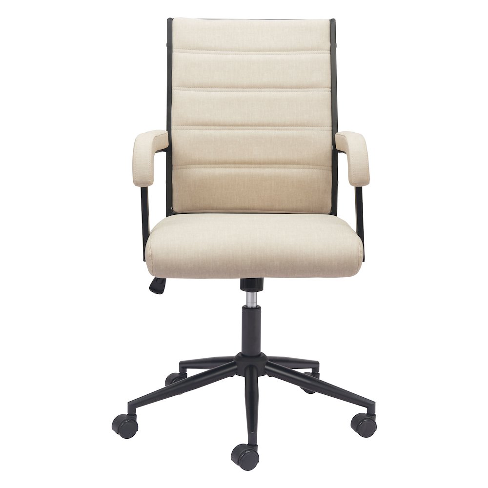 Auction Office Chair Beige. Picture 3