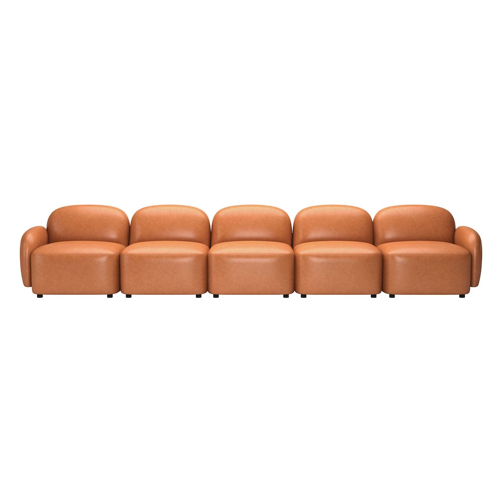 Cleo Modular Sofa Brown. Picture 14