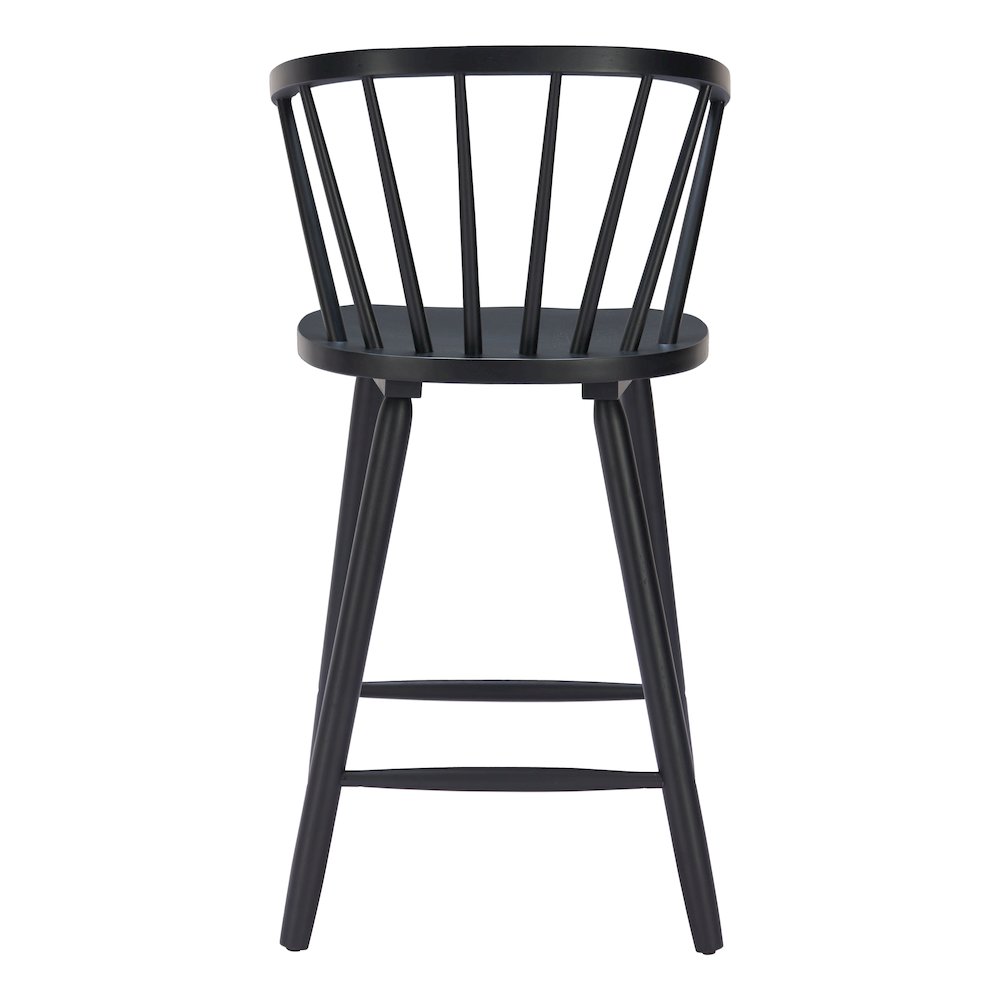 Stenger Counter Stool (Set of 2) Black. Picture 4