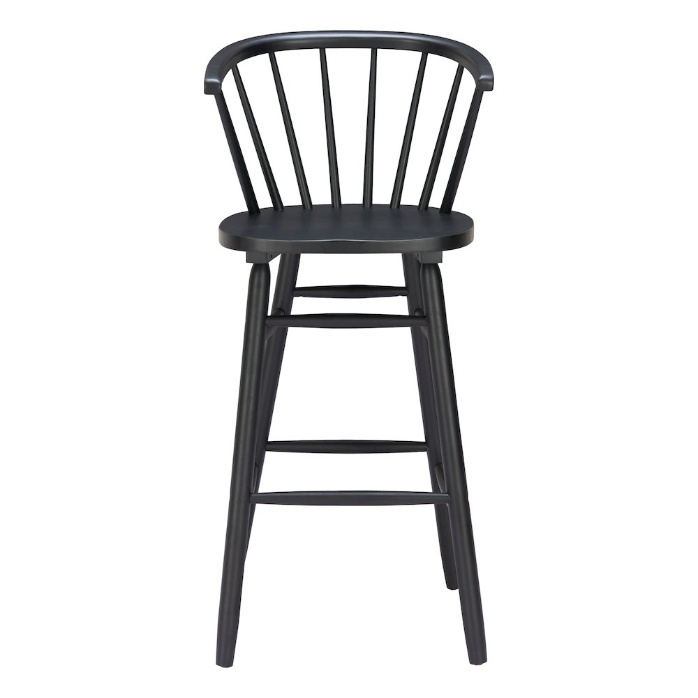 Stenger Barstool (Set of 2) Black. Picture 3