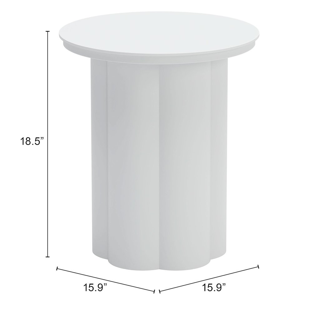 Kogur Side Table White. Picture 7