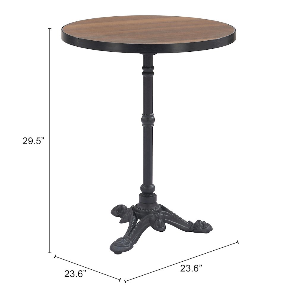 Gazebo Dining Table Walnut. Picture 7
