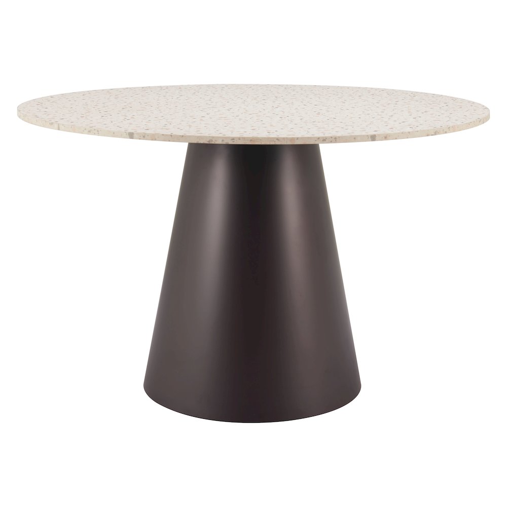 Jorf Dining Table Beige & Bronze. Picture 2