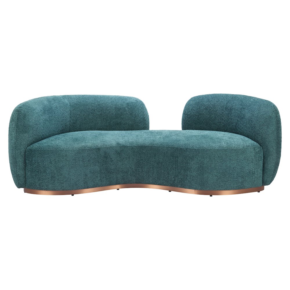 Jamela Sofa Teal. Picture 3