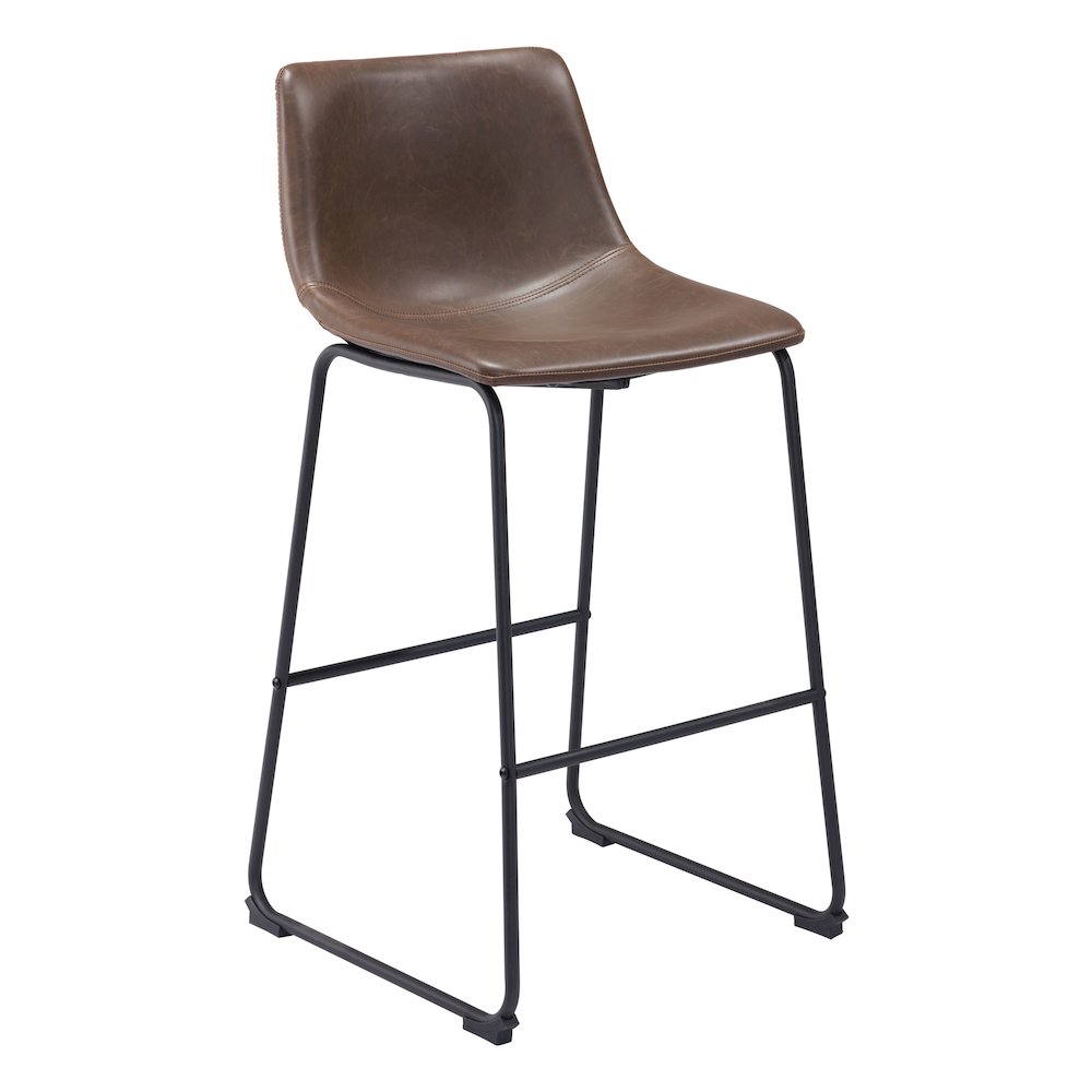 Smart Barstool (Set of 2) Vintage Espresso. Picture 1