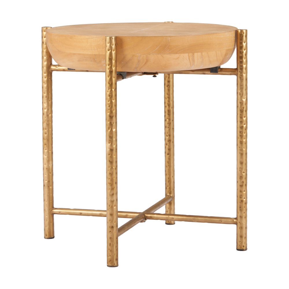 Halva Side Table Natural. Picture 4