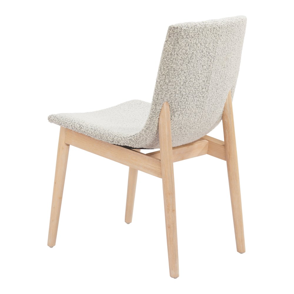 Raha Dining Chair (Set of 2) Gray & Whitewashed. Picture 7