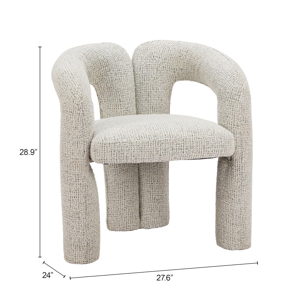 Buis Dining Chair Gray. Picture 7