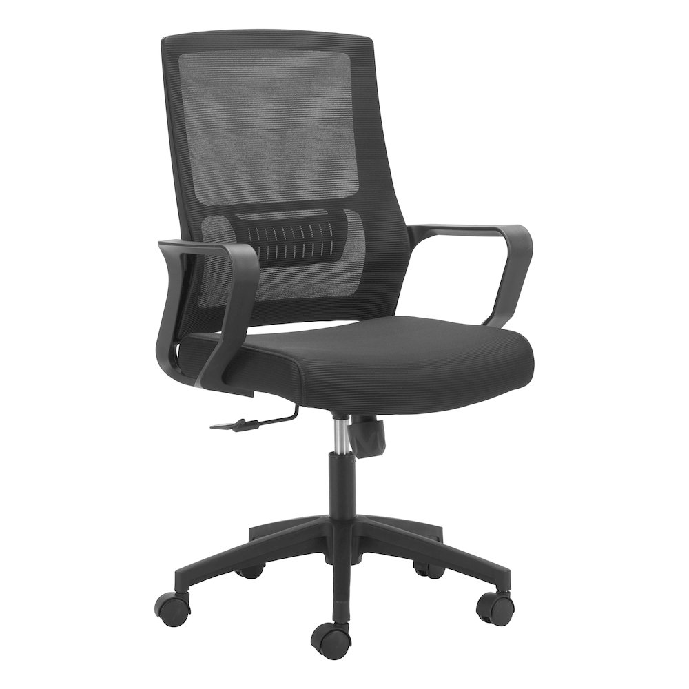 Jett Low Back Office Chair Black. Picture 1