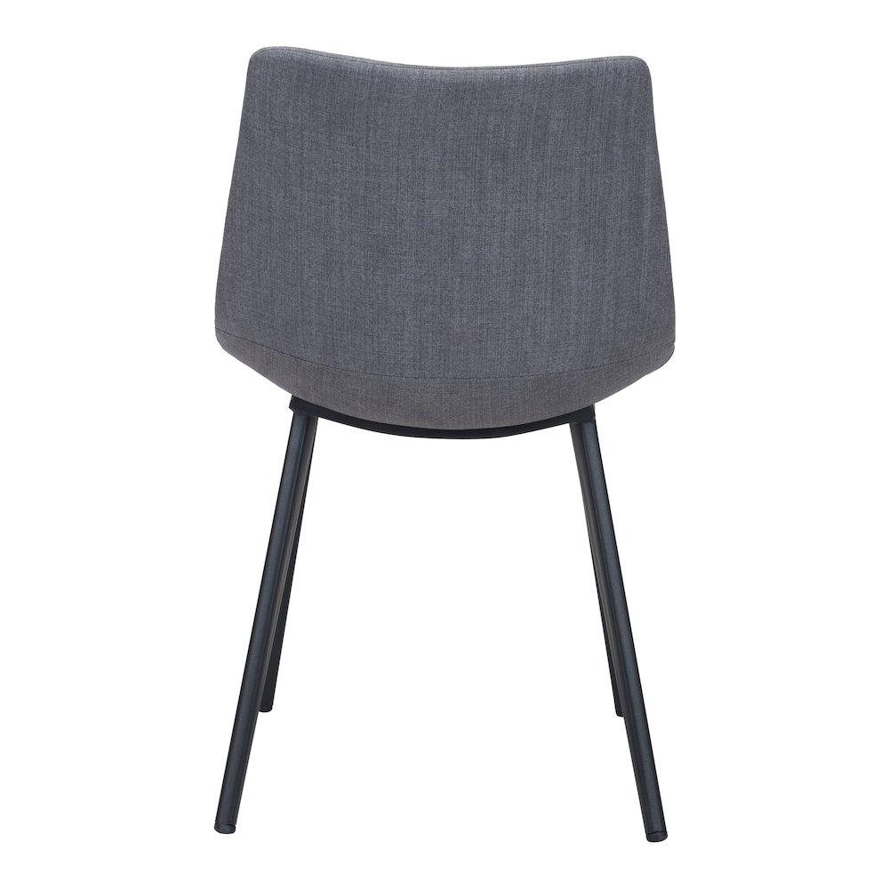 Daniel Dining Chair (Set of 2) Gray. Picture 4