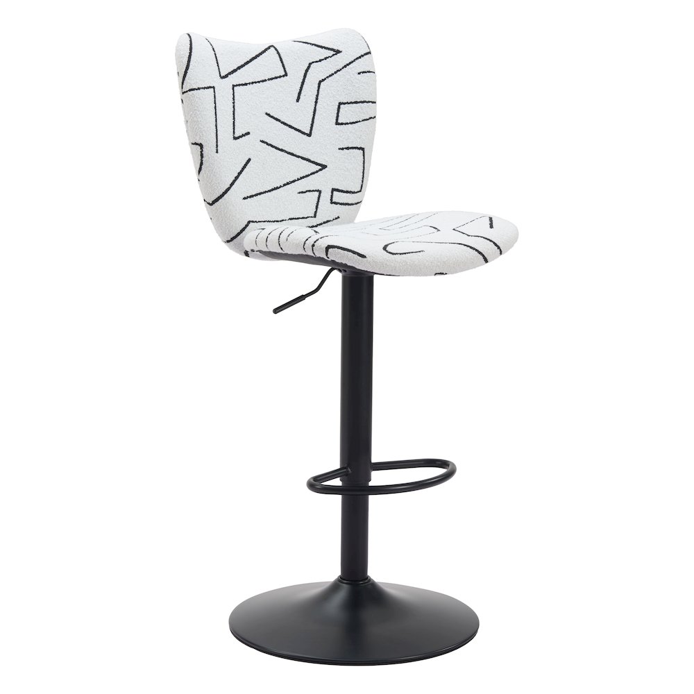 Elevate Barstool (Set of 2) White. Picture 1