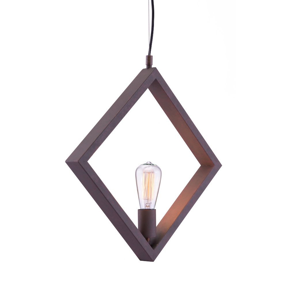 Rotorura Ceiling Lamp Rust. Picture 1