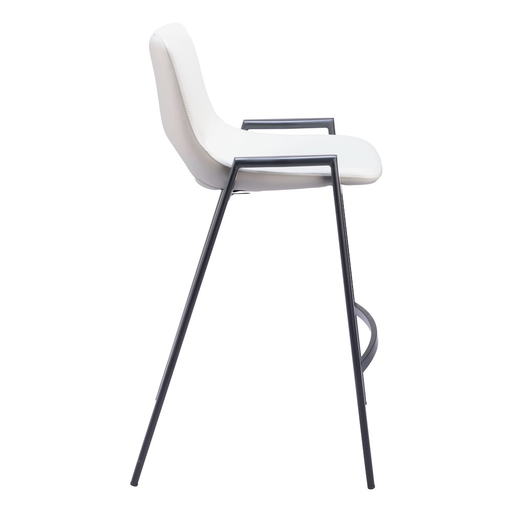 Desi Counter Stool (Set of 2) White. Picture 2