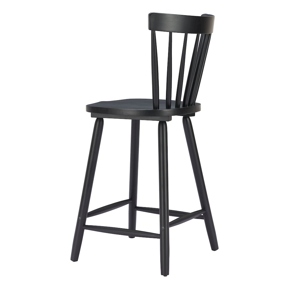 Tyce Counter Stool (Set of 2) Black. Picture 5