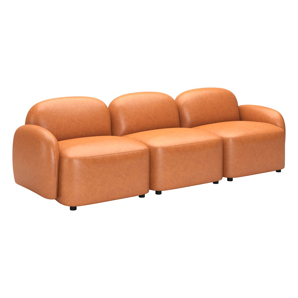 Cleo Modular Sofa Brown. Picture 1