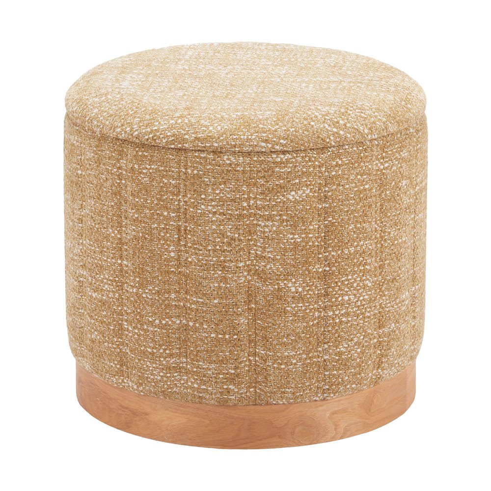 Fije Storage Ottoman Oat Yellow. Picture 4