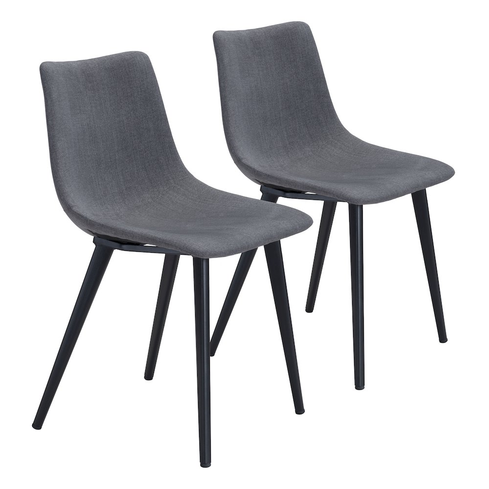 Daniel Dining Chair (Set of 2) Gray. Picture 6