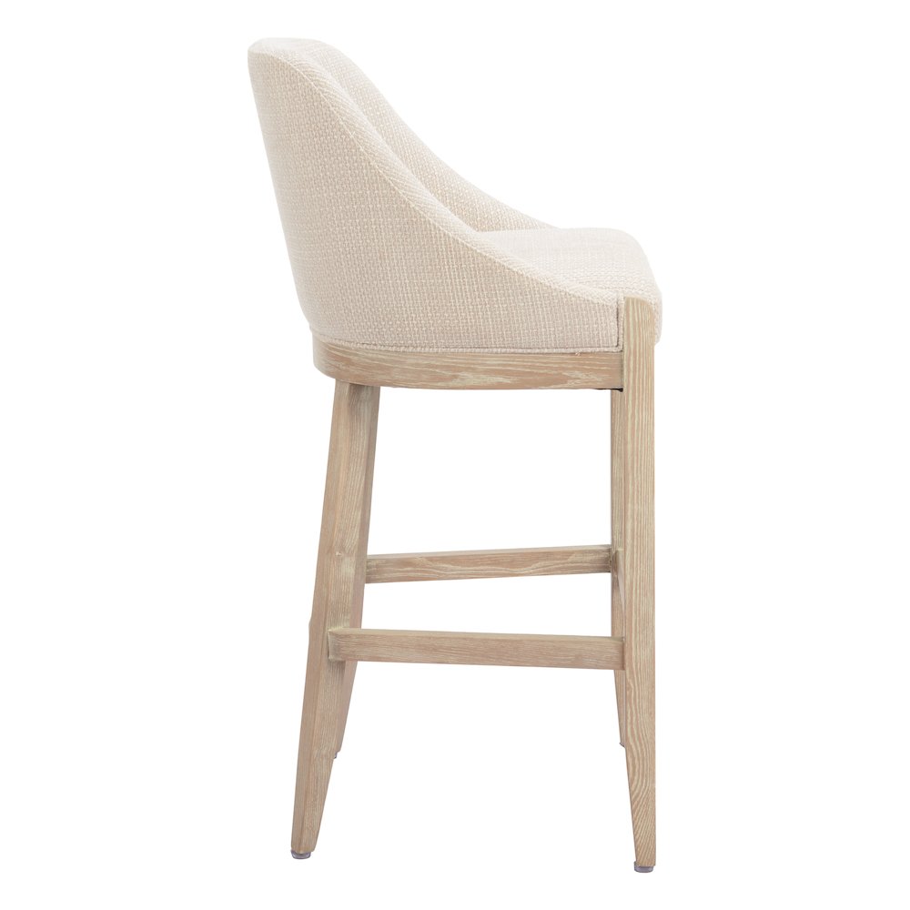 Calmo Barstool Beige. Picture 4