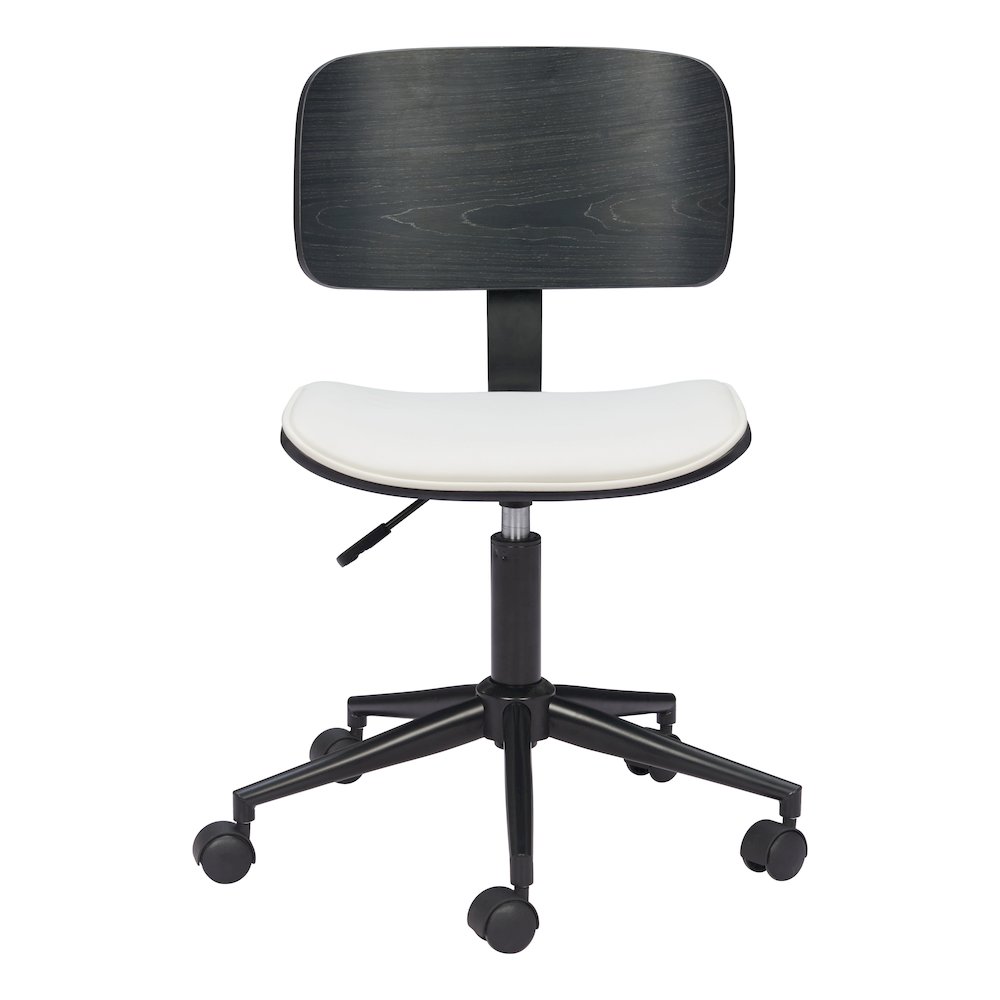Duravel Office Chair White & Black. Picture 3