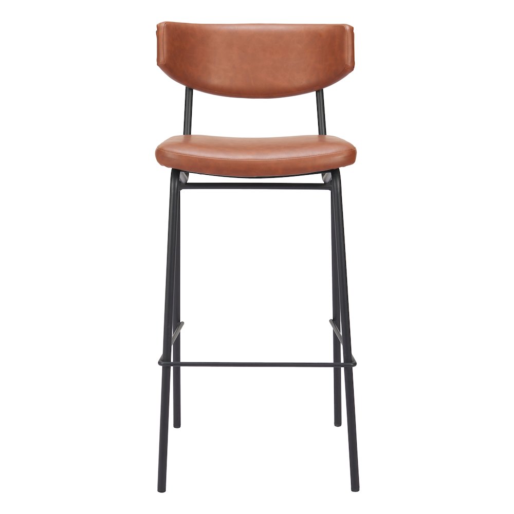 Charon Barstool (Set of 2) Vintage Brown. Picture 3