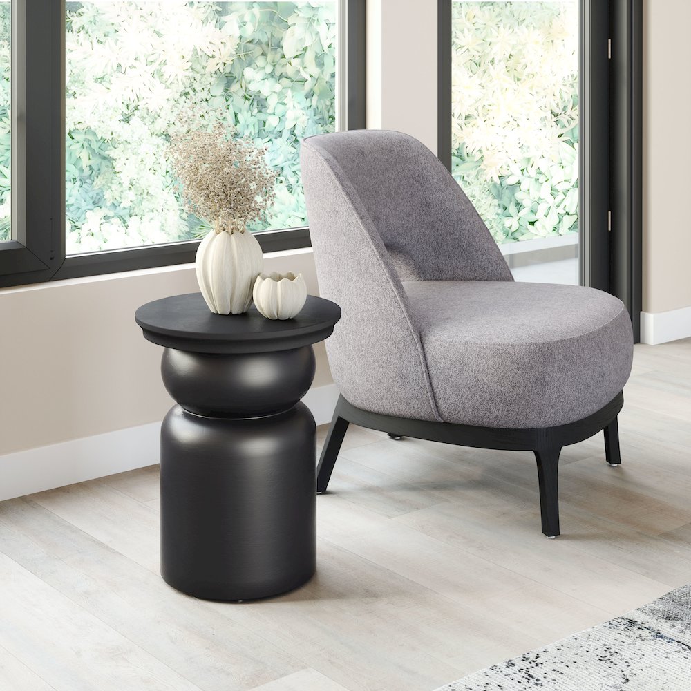 Colombo Side Table Black. Picture 8