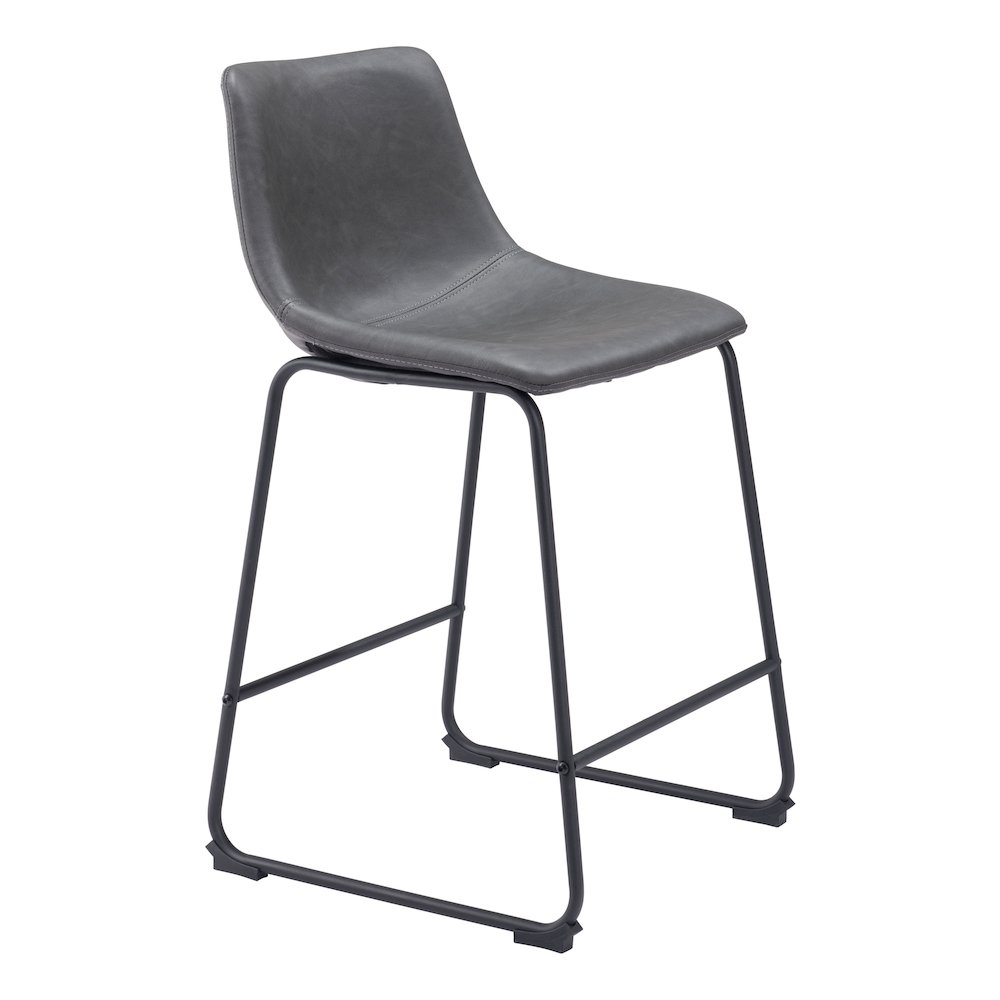 Smart Counter Stool (Set of 2) Charcoal. Picture 10