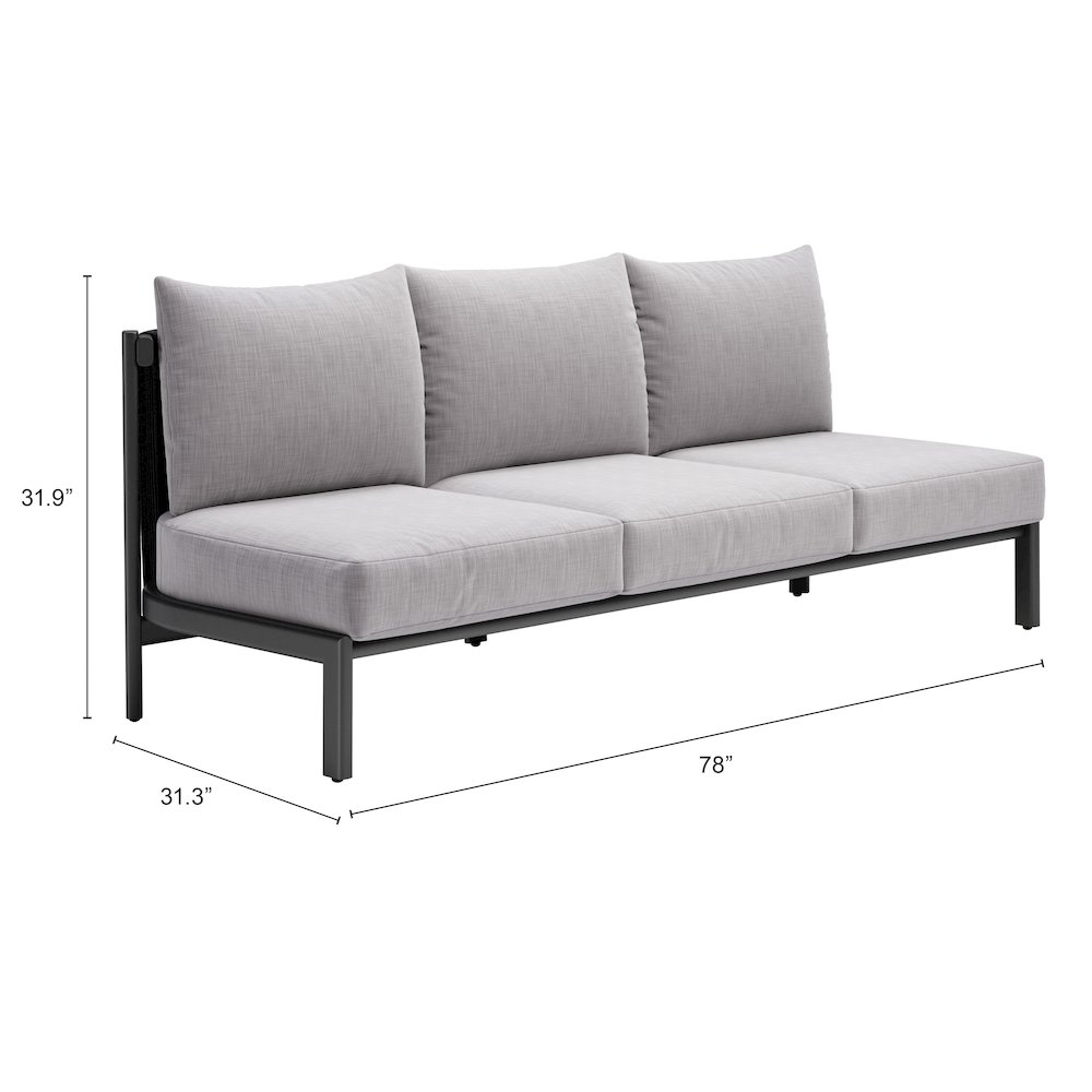Horizon Sofa Gray. Picture 7