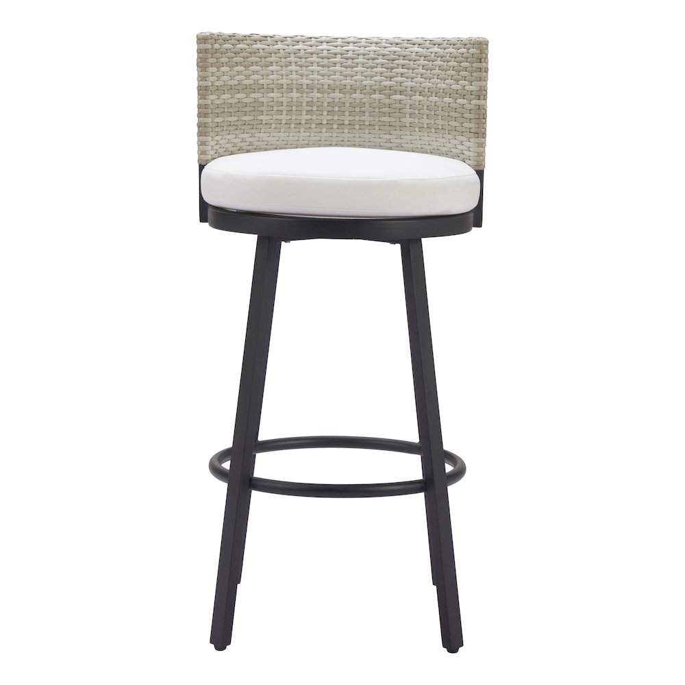 Midnight Wave Barstool White. Picture 3