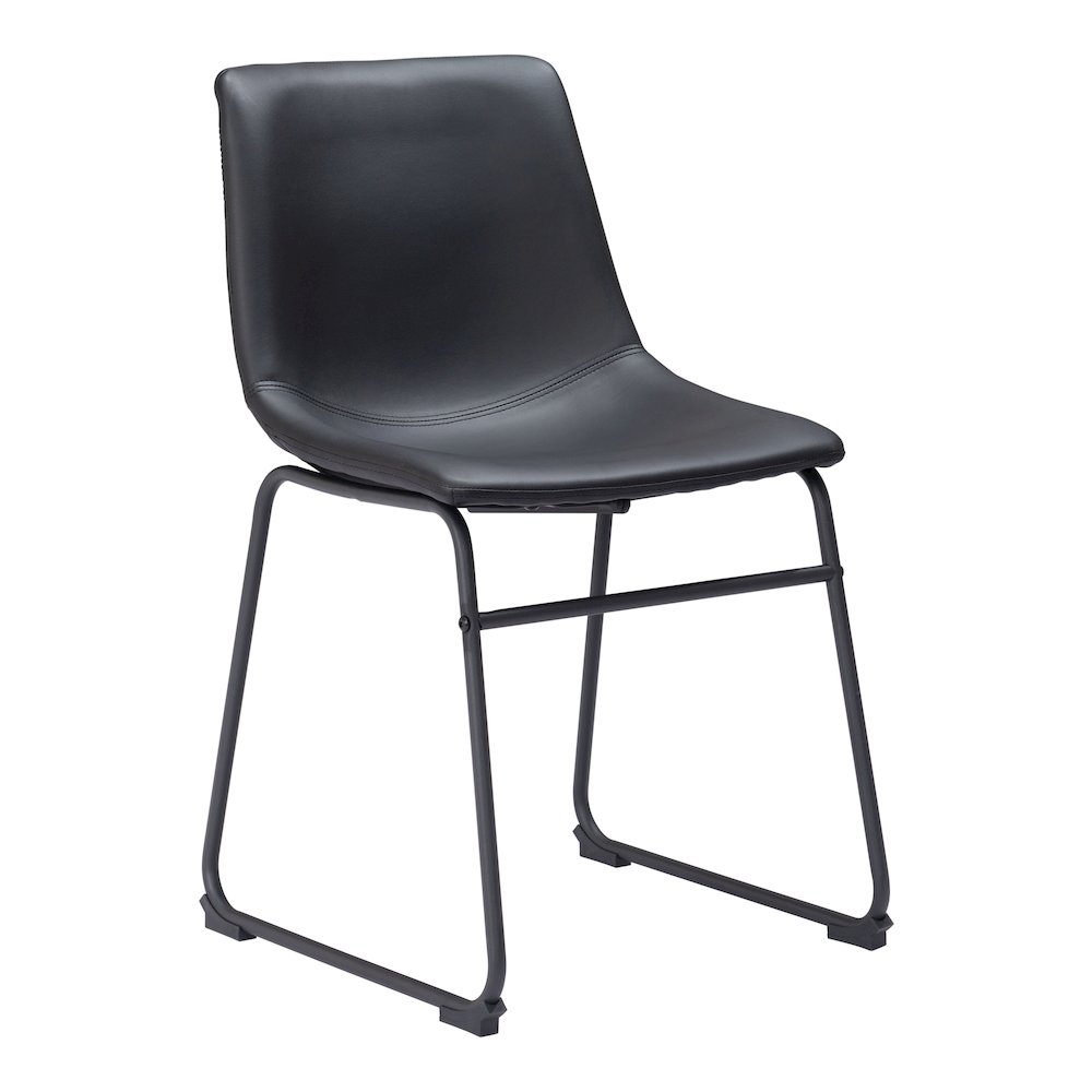 Smart Dining Chair (Set of 2) Black. Picture 1