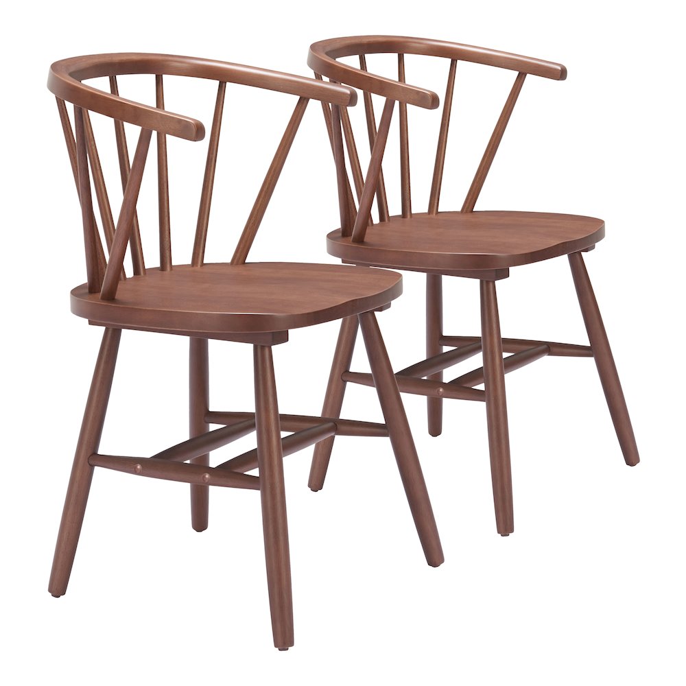 Stenger Dining Chair (Set of 2) Walnut. Picture 6