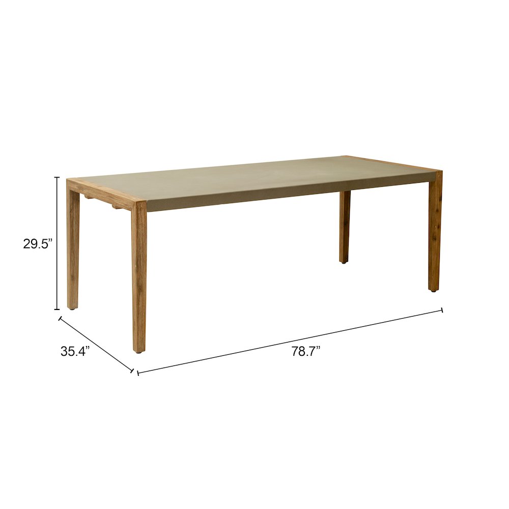 Kata Dining Table Gray. Picture 7
