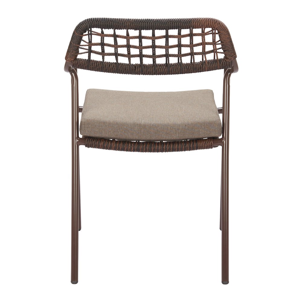 Rio Dining Chair (Set of 2) Brown. Picture 4