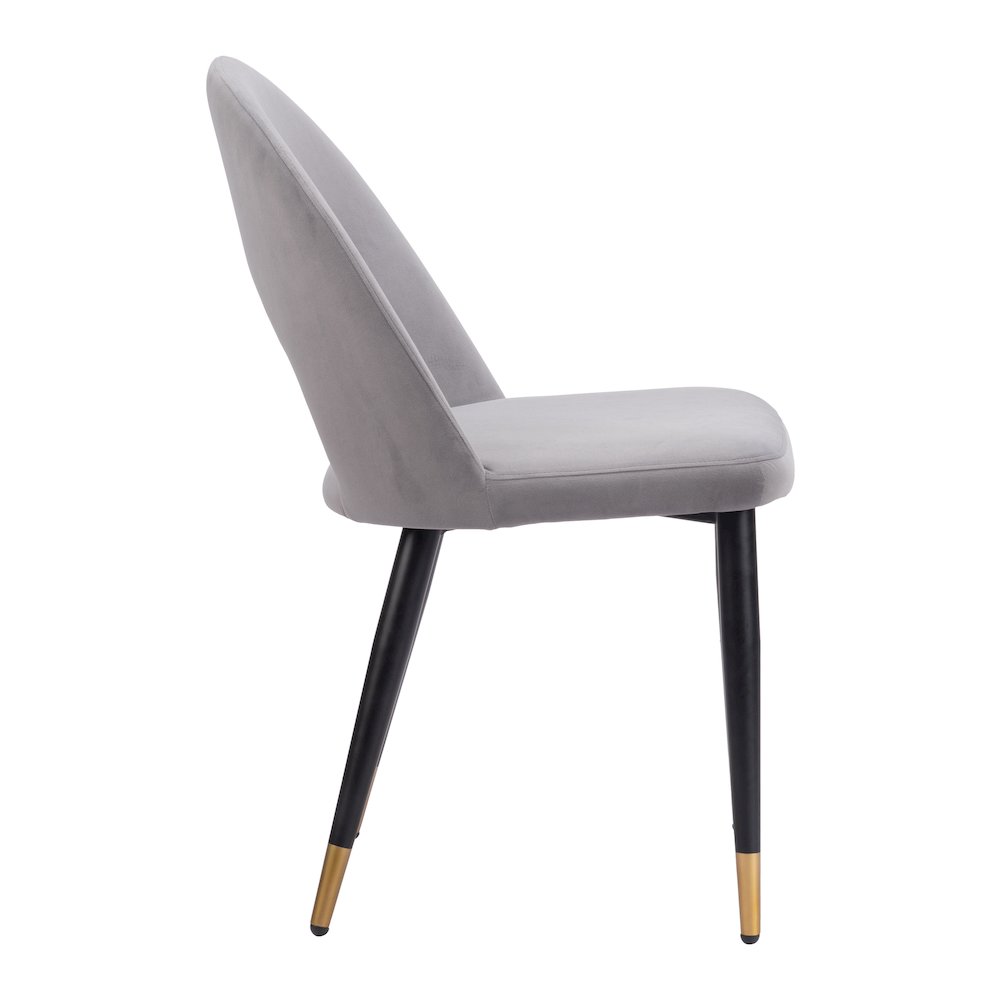Menlo Dining Chair (Set of 2) Gray. Picture 2