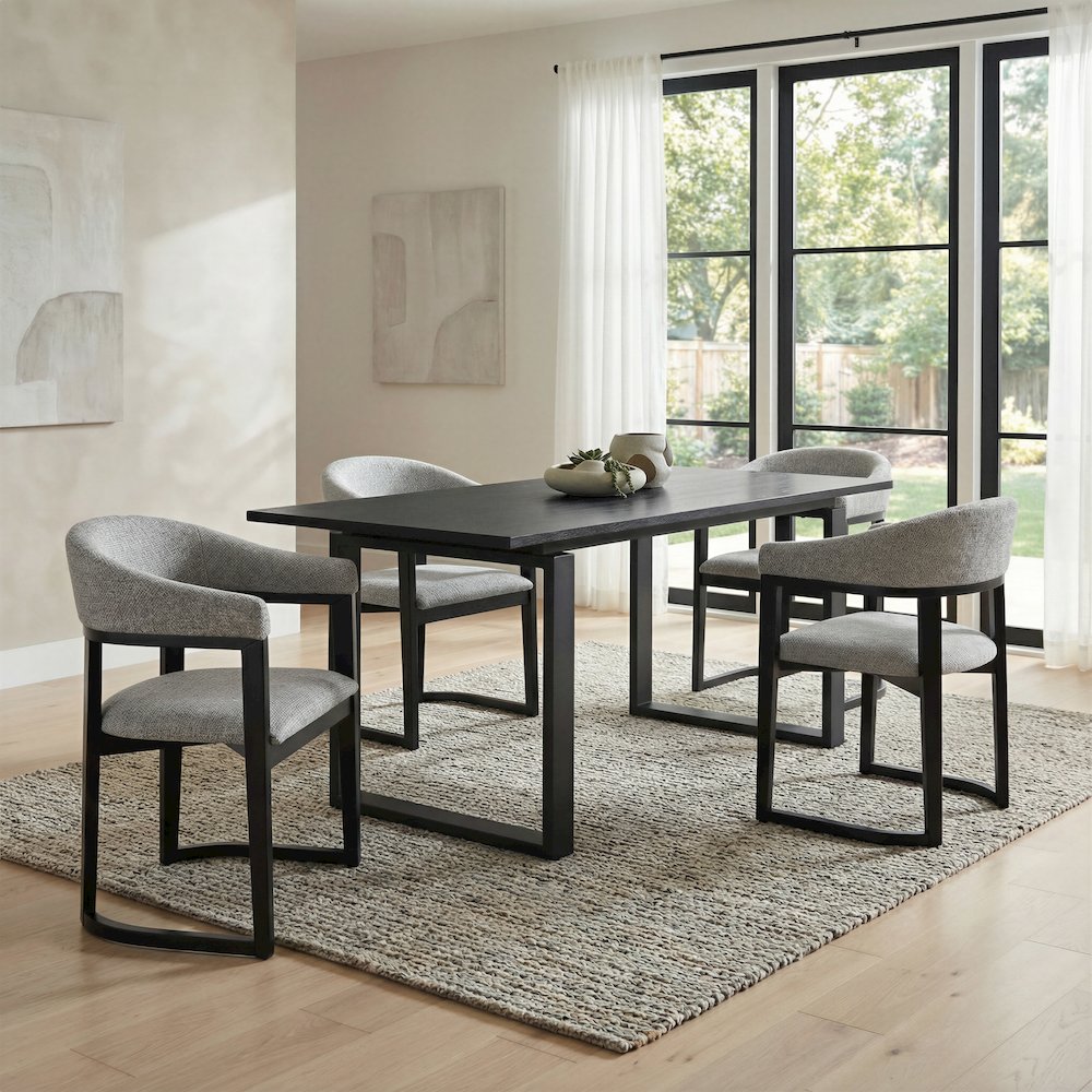 Sundar Dining Table Black. Picture 2