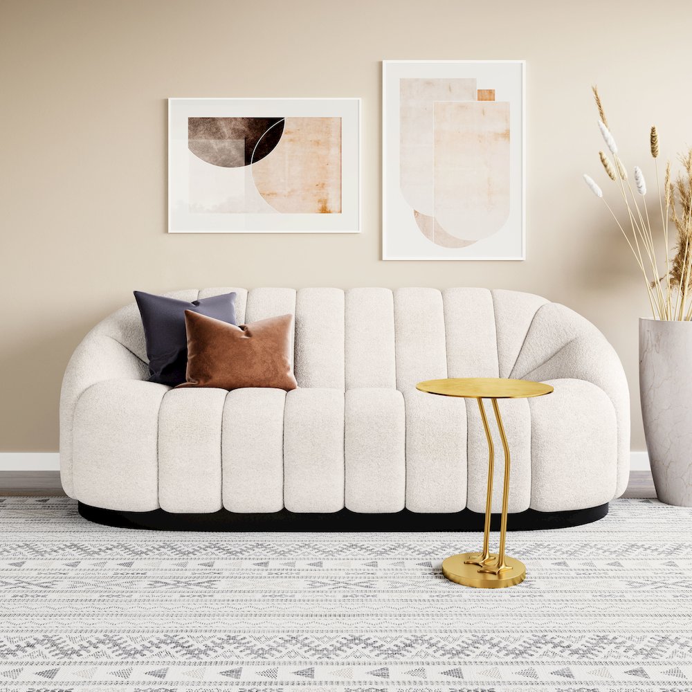 Bhutan Sofa Cream. Picture 9